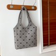 thumbnail image 4 of Bolso Hombro Hobo Pana Gran Capacidad Bowknot Casual para Mujer, 4 of 9