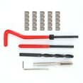 thumbnail image 4 of 30Pcs Thread Repair Kit Stainless Steel Twisted Drill Wrench Threaded Insert Tap Insertion tool M6x1, 4 of 11