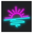 thumbnail image 1 of Letrero De Neón Con Forma Puesta Sol En La Playa, Luz LED Pared Para Bar, Dormitorio, Decoración Tropical Verano, Sala Juegos 50cm, 1 of 2