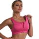 thumbnail image 1 of Sujetador deportivo de talla grande con cremallera y sin aros de acero para yoga, fitness, a prueba de golpes, ropa interior sin costuras para mujer, hermoso chaleco, 1 of 5