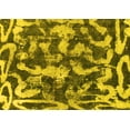 thumbnail image 1 of Ahgly Company Indoor Rectangle Abstract Yellow Modern Area Rugs, 3' x 5', 1 of 4