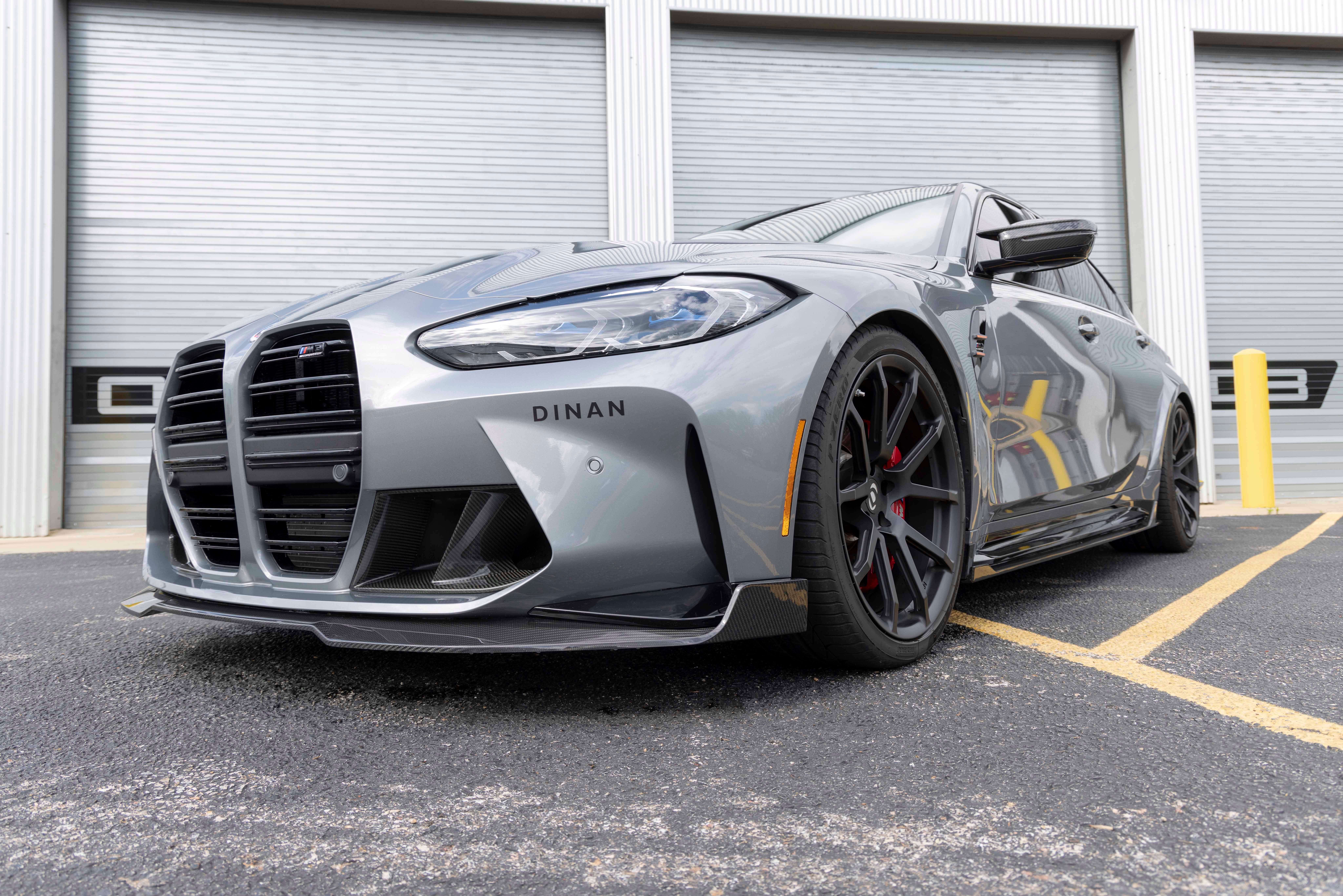 Dinan D980-0029 Performance Front Lip - Gloss Twill Carbon Fiber