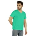 thumbnail image 3 of Inkmeso Men's V-neck Basic Tshirt Short Sleeve Solid Regular Fit Cotton Tee, 3 of 7