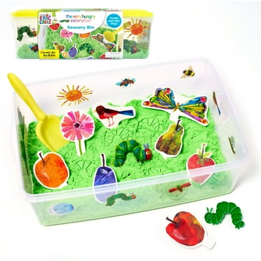 Creativity for Kids The Very Hungry Caterpillar Sensory Bin - Sensory Toys and Toddler Activities