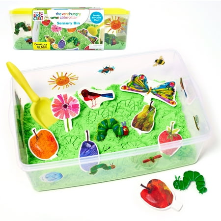 Creativity for Kids The Very Hungry Caterpillar Sensory Bin - Sensory Toys and Toddler Activities