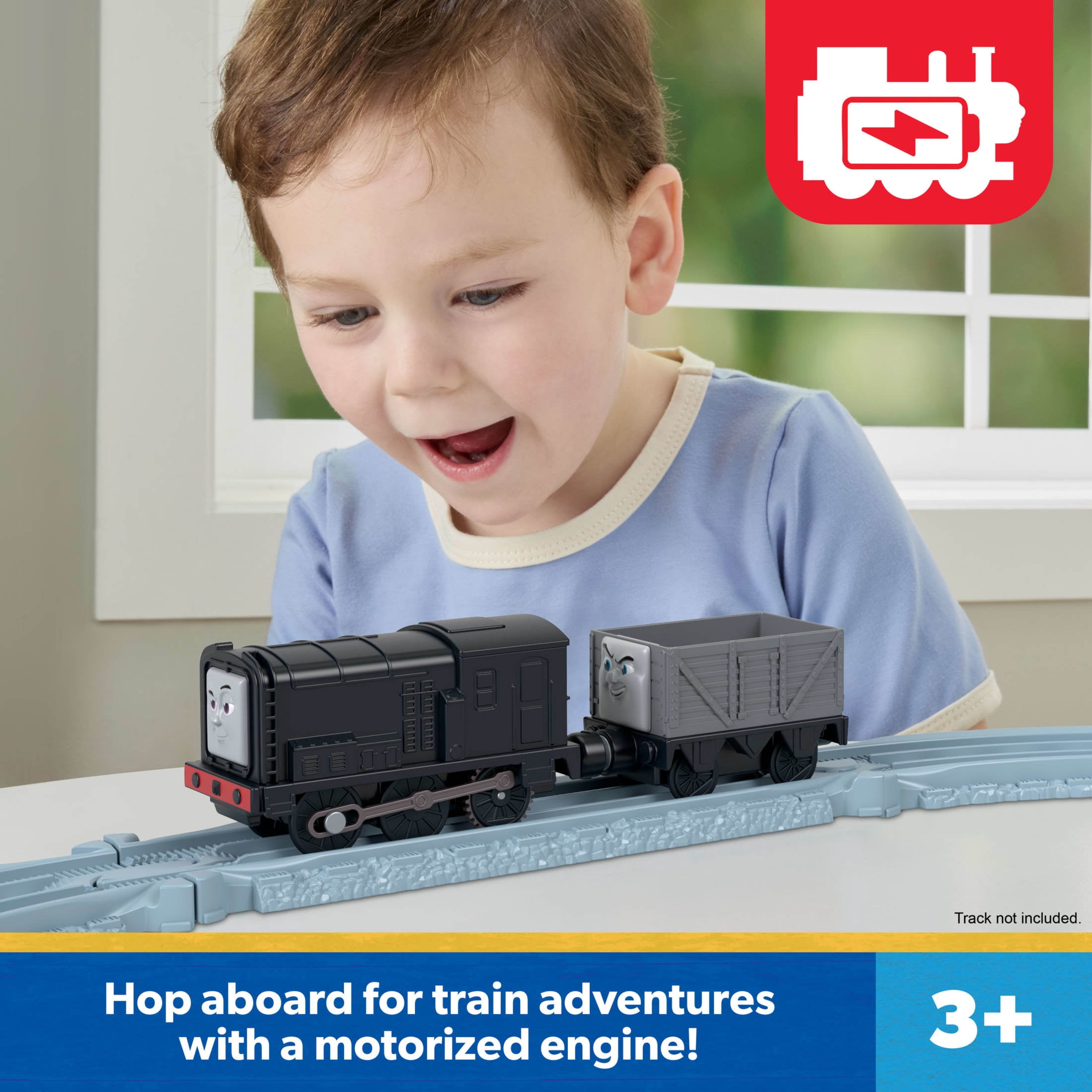 Thomas & Friends by Fisher-Price Motorized Engine, Battery-Powered Toy Train (Styles May Vary)