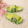 thumbnail image 4 of Godom Girls Slippers House Open Toe Comfy Slippers Summer Non-Slip Beach Shoes Kid Cloud Slides, 4 of 7