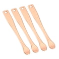 thumbnail image 1 of Unique Bargains 4 Pcs Makeup Spatula Mini Spoon para Crema Facial Cosmética de Zinc Aleación 2.36"x0.28" 4pcs-Tono Rosa Dorado, 1 of 7