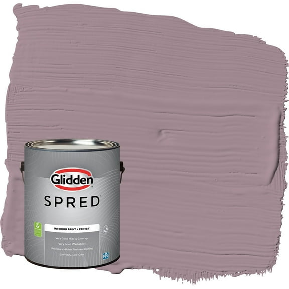 Glidden Spred Gothic Amethyst / Purple Eggshell Interior Paint with Primer, 1 Gallon