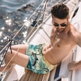 thumbnail image 2 of luoweisi Men's Beach Shorts Quick Dry Swim Trunks with Mesh Lining Dolphin 2XL, 2 of 5