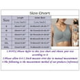 thumbnail image 3 of Sngxgn Sports Bras for Women Sports Bra Womens Workout Tops Wireless Bra(Grey,XXXL), 3 of 4