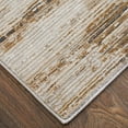 thumbnail image 3 of Feizy Deja Modern Distressed, Ivory/Brown/Tan, 2'6" x 7'3" Runner Easy Care Stain Resistant Pet & Kid Friendly Casual Abstract Floor Rug for Living room Bedroom, 3 of 8