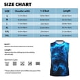 thumbnail image 6 of Haiem Men's Ice Blue Fire Wolf Print Tank Tops Summer Sleeveless Cut Off Workout T-Shirts Fitness Vest Athletic Undershirts-3X-Large, 6 of 8
