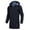 Navy Blue, variant on COOFANDY Men's Long Raincoat With Hood Rain Jacket Men Waterproof Jackets With Pockets