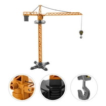 MIPCASE Construction Toys Tower Crane Model Multi Color 1 Set