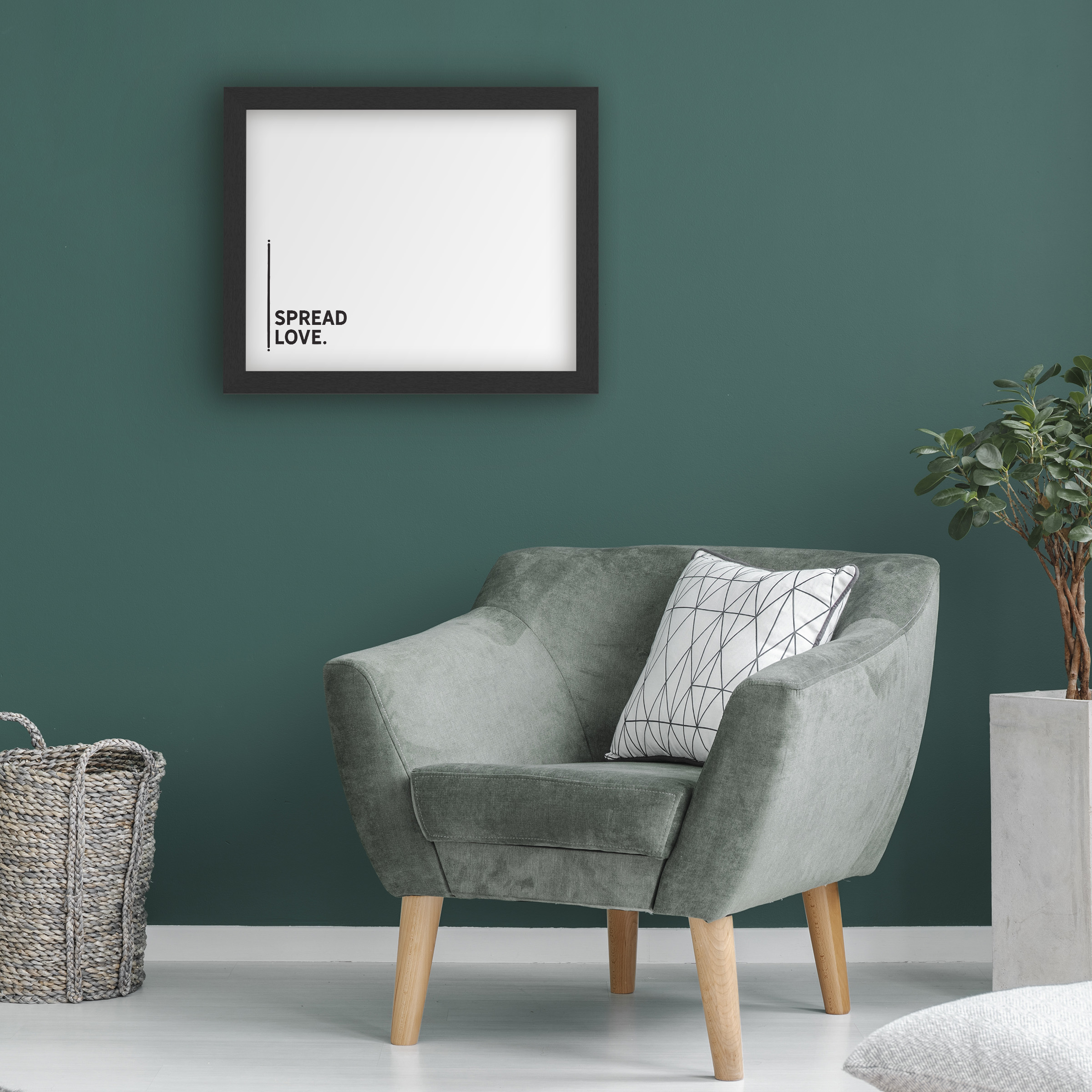 Trademark Fine Art 'Spread Love' Markerboard by ABC