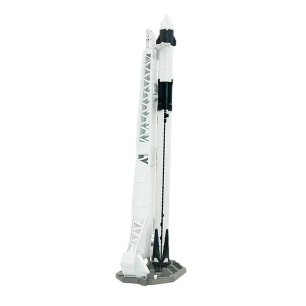 Cohete espacial a escala 1/200, juguete con base, decoración de escritorio, adorno de colección, modelo de cohete volador para mujeres, niños y niñas.