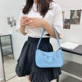thumbnail image 3 of Retro mujer mariposa cadena axila bolsa Casual PU pequeños bolsos (azul) Likrtyny Para estrenar, 3 of 9