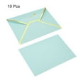 thumbnail image 3 of Unique Bargains V Flap Invitation Envelopes, B6, Sky Blue, 10 Pack, 3 of 5