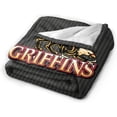 thumbnail image 2 of Gwynedd A Mercy University Logo Fleece Blanket, Very Soft Microfiber Flannel Blanket for Couch Warm and Cozy for All Seasons, 2 of 6