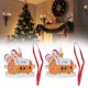 thumbnail image 4 of Christmas Hanging Pendant, Carved Resin Anti Ultraviolet Hand Painted Christmas Tree Pendant For Garden ANGGREK BB3115, 4 of 8