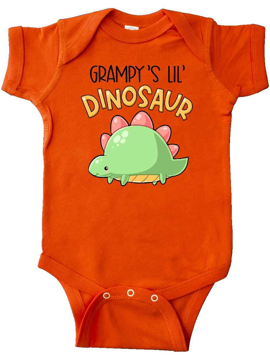 INKtastic - Grampy's Lil' Dinosaur with Cute Stegosaurus Infant Creeper ...
