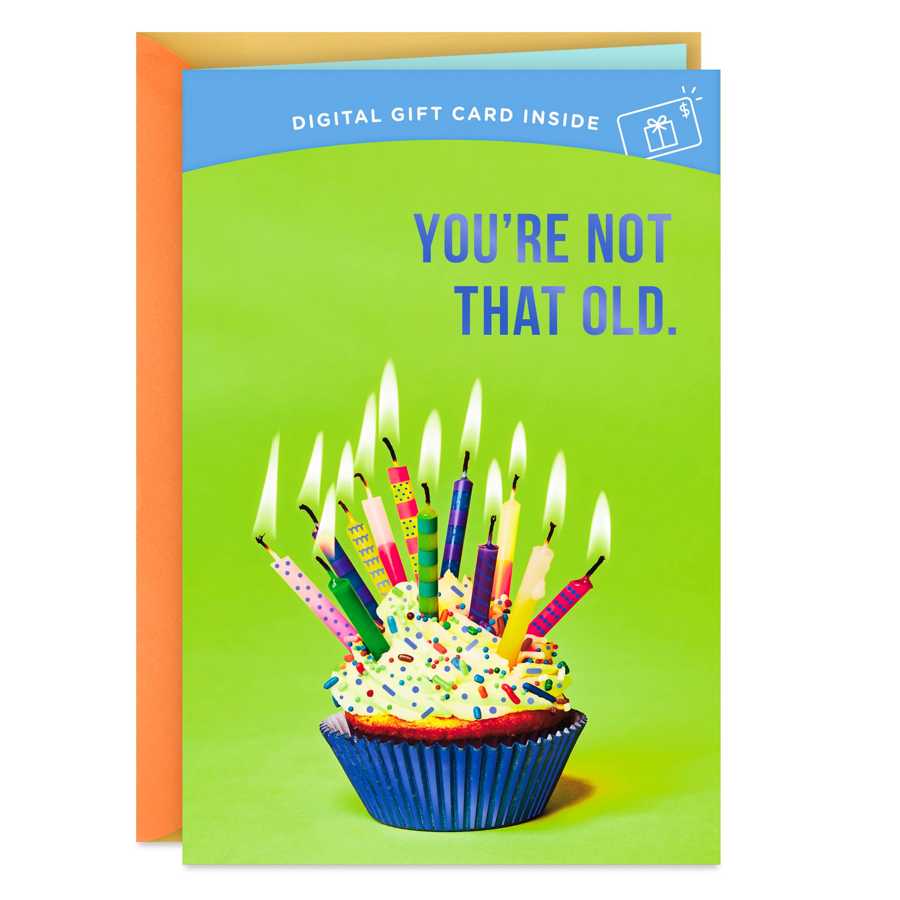Hallmark Gift Card Greeting Funny Birthday Card (You're Not that Old)