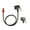 B, variant on Ettsollp Bicycle Air Pump Extension Tube Extra-long Heat-Resistant Universal Bike Air Pump Connector Tire Inflator Nozzle Accessories
