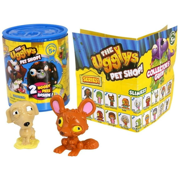 Uggly's Pet Shop Series 1 Blind Packaging Mini Figure 2-Pack