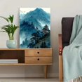 thumbnail image 5 of Misty Bird Mountain Canvas Wall Art, Serene Watercolor Nature Landscape, Home Office Wall Decor, 5 of 8
