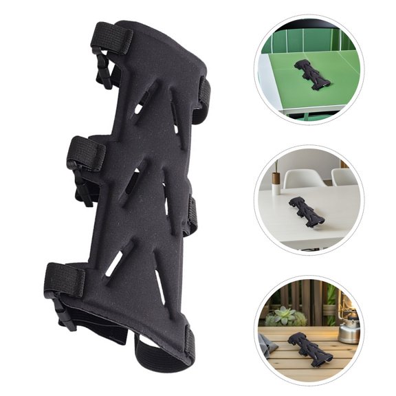 ETEREAUTY 2-Pack Unisex Archery Arm Guards Black Forearm Protectors with Soft, Breathable, Comfortable Material