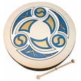thumbnail image 2 of Waltons Bodhrán 12" (Trinity) - Handcrafted Irish Instrument - Crisp & Musical Tone - Hardwood Beater Included w/Purchase, 2 of 3