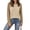 *Khaki, variant on VBVC Women's Striped Raglan Sleeve Long Sleeve Top , Ladies' Color Block Crew Neck Shirt , Casual Baseball Tee Pullover For Women, S-2XL