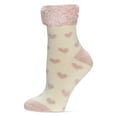 thumbnail image 2 of MeMoi Women's Hearts Plush Cabin Socks - Mens - Male, 2 of 7