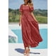 thumbnail image 5 of Vestido Maxi PRETTYGARDEN con Escote Cuadrado y Mangas Abullonadas Rosa Talla L, 5 of 8