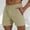 Khaki, variant on Workout Shorts Men Qiggri Men's Summer Casual Solid Color Pocket Zipper Outdoor Fitness Speed Dry Shorts Mens Shorts Athletic
