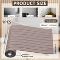 thumbnail image 2 of Peel and Stick PVC Slat Wall Panel, 118" x 15.75" Self Adhesive Faux Oak Wood Grain – 3D Soundproof Wall Panels for Ceilings, 2 of 7