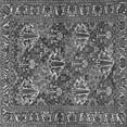 thumbnail image 1 of Ahgly Company Indoor Square Persian Gray Traditional Area Rugs, 3' Square, 1 of 1