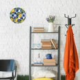 thumbnail image 4 of Yayeee 10" Wall Clock Battery Operated Quartz Round Silent Non-Ticking Home Decor, Lemon Checkered, 4 of 6