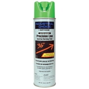 Rust-Oleum M1600/M1800 Precision-Line Inverted Marking Paint,17oz,Fluorescent Green,W/B