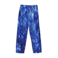 thumbnail image 3 of Lsque Blurred Star Snow Christmas Print Men's Pajama Pants, Lounge Pant - Comfortable Home Wear,Elastic Waistband, Stylish Design-Large, 3 of 9