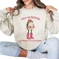 thumbnail image 4 of Hold On Partner I’m Growing A Little Buckaroo Sweatshirt – Funny Cowboy Frog Pregnancy Sweater, Gift for New Moms, 4 of 7