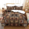 thumbnail image 1 of LAICAIW, Rustic Quilt, Lodge Cabin, 3-Piece, Queen, 1 of 7