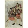 thumbnail image 3 of Tōshūsai Sharaku 11x14 Black Modern Framed Museum Art Print Titled - Shodai Arashi Ryuzo (No Yakko Ukiyo Matabei To) Sandaime Otani Hiroji (No Yakko Tosa No Matabei) (1795), 3 of 5