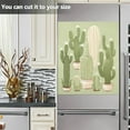 thumbnail image 5 of Coolnut Cute Cactus Dishwasher Door Cover Reusable Trimmable Kitchen Fridge Front Decal Magnetic Home Refrigerator Magnet Decal Panels 20"Wx26"H Home Decor, 5 of 5