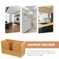 thumbnail image 2 of Wall Mounted Paper Towel Holder Bathroom Kitchen Wood Paper Towel Dispenser, 2 of 5