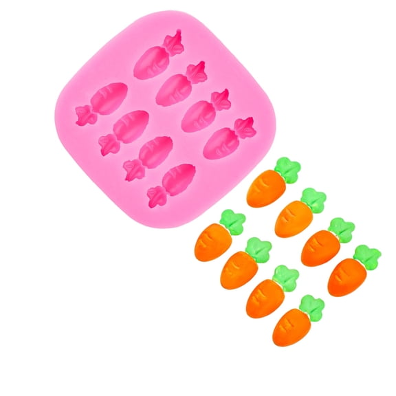 Small Carrots Molds DIY Epoxy Resin Molds Chocolate Molds Silicone Molds Fondant Molds Baking Molds for Cake Decoration