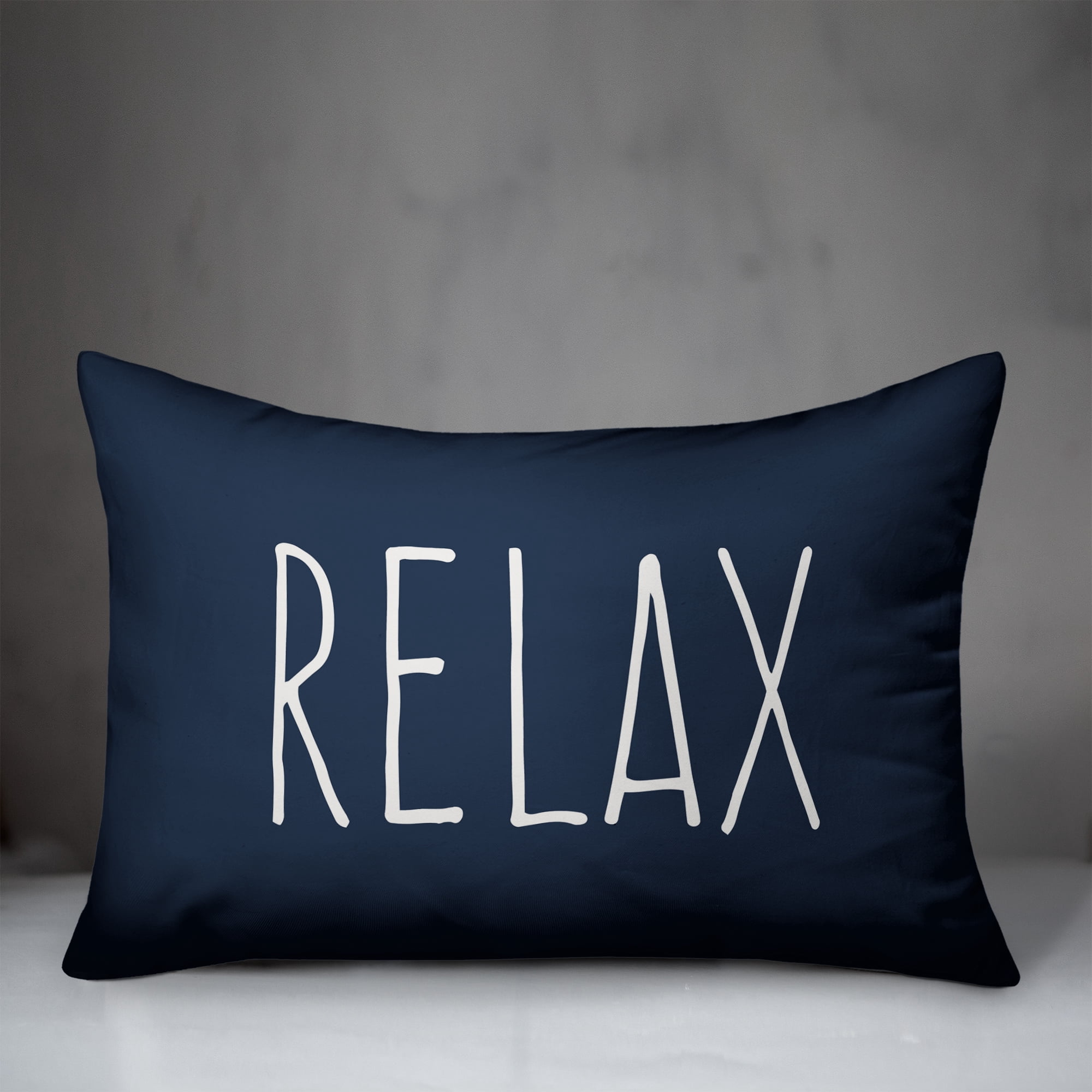 Creative Products Relax Navy 14x20 Indoor / Outdoor Pillow
