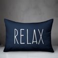 thumbnail image 2 of Creative Products Relax Navy 14x20 Indoor / Outdoor Pillow, 2 of 2