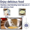 thumbnail image 4 of Binwennn Stainless Steel Mixer Tool Efficient Stirrer For Smooth Spread Durable Kitchen Gadget Easy To Clean Fits Most Jars, 4 of 7